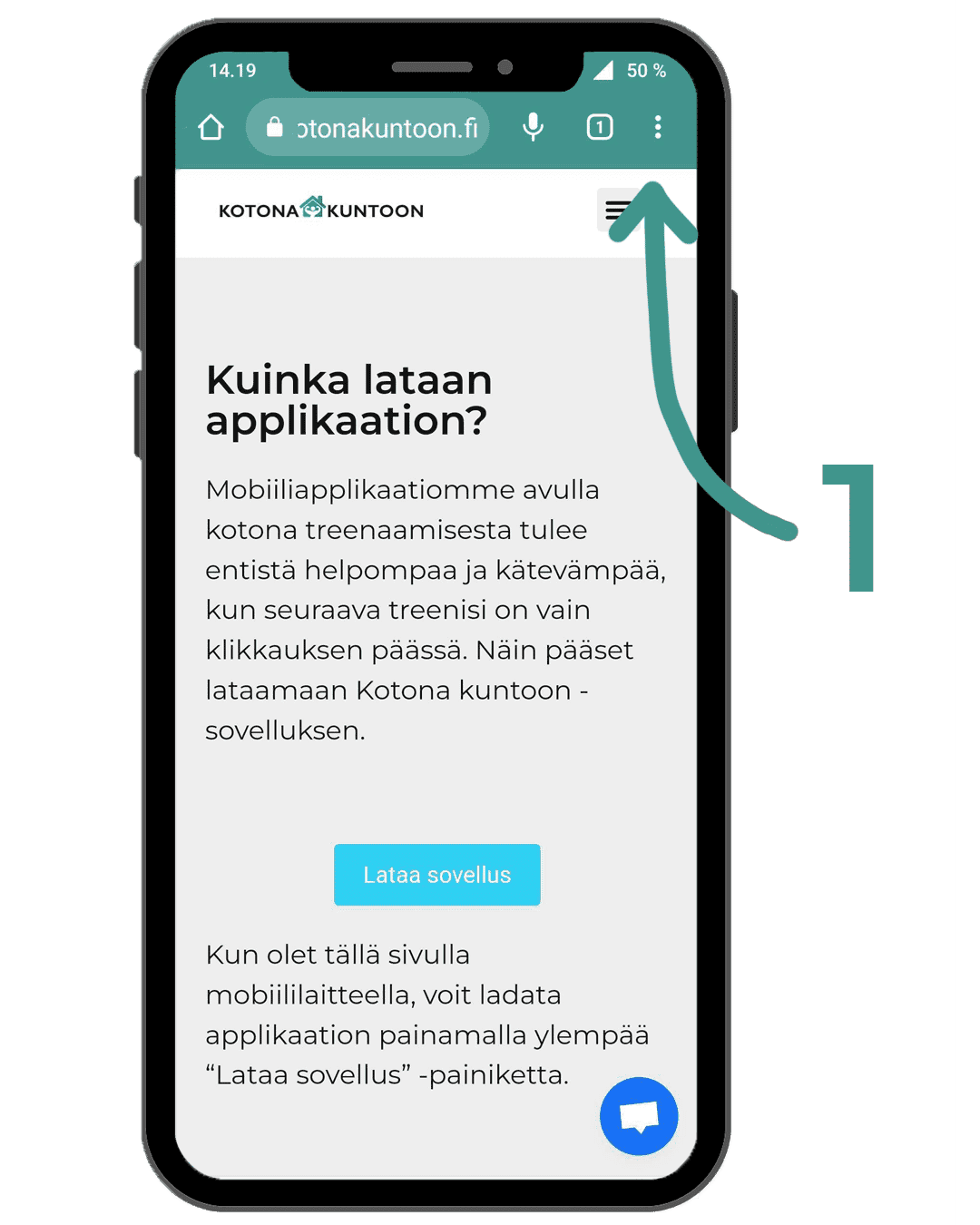 Android: Chromen valikko