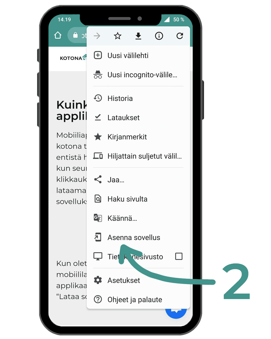 Android: Asenna sovellus