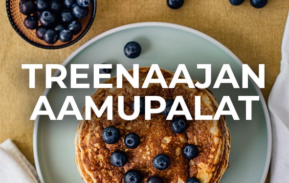 Treenaajan aamupalat -reseptit